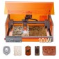 VEVOR Laser Engraver, 10W, Laser Engraving and Cutting Machine with Enclosure, Laser Cutter Engraver Machine, 300 x 300 mm Περιοχή εργασίας, 7000 mm/min, για Ξύλο, Δέρμα, Γυαλί, Ορισμένο Μέταλλο, Κλάση 1
