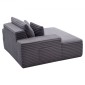 Καρέκλα VEVOR Chaise Lounge, 1380 mm Boneless Chaise Lounge Indoor, Μοντέρνα επικαλυμμένη υπερμεγέθη καρέκλα ανάγνωσης με μαξιλάρια και μπράτσα, καναπέ-κρεβάτι Βαθύ κάθισμα ύπνου για σαλόνι, υπνοδωμάτιο, γκρι