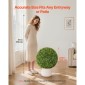 VEVOR Artificial Topiary Ball, 584mm Faux Boxwood Plant Balls, Fake Silk Tree Look Real, Εύκολη συναρμολόγηση για διακόσμηση Μπροστινή βεράντα Εξωτερική βεράντα Κήπος Μπαλκόνι πίσω αυλή και γάμος σε εσωτερικό σπίτι, πράσινο