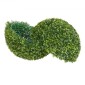 VEVOR Artificial Topiary Ball, 584mm Faux Boxwood Plant Balls, Fake Silk Tree Look Real, Εύκολη συναρμολόγηση για διακόσμηση Μπροστινή βεράντα Εξωτερική βεράντα Κήπος Μπαλκόνι πίσω αυλή και γάμος σε εσωτερικό σπίτι, πράσινο
