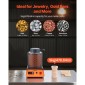 VEVOR Electric Melting Furnace, 1500W Electric Melting Furnace Kit, 2102℉/1150℃ Μηχανή τήξης μετάλλων με κεραμικό χωνευτήριο 5kg, Κιτ τήξης χρυσού για κατασκευή κοσμημάτων, μεταλλικές ράβδοι, μεταλλικά εξαρτήματα