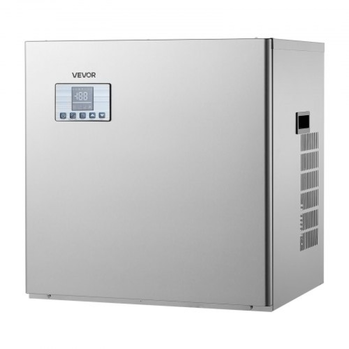 Εμπορική παγομηχανή VEVOR - Κεφαλή, 181 kg/ημέρα, παγομηχανή από ανοξείδωτο χάλυβα με προγραμματισμένη παραγωγή πάγου, αυτοκαθαριζόμενο, ρυθμιζόμενο πάχος, ιδανική για εστιατόριο Bar Cafe Hotel - Μόνο για κεφαλή