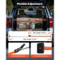 VEVOR Cargo Bar, Ratcheting Bars Cargo Ρυθμιζόμενες από 1016mm έως 1854mm, Steel Cargos Stabilizer βαρέως τύπου με δίχτυ αποθήκευσης & διαχωριστική ράβδο, τηλεσκοπικές ράβδοι κλειδώματος φορτίου για SUV, Sedan