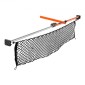 VEVOR Cargo Bar, Ratcheting Bars Cargo Ρυθμιζόμενες από 1016mm έως 1854mm, Steel Cargos Stabilizer βαρέως τύπου με δίχτυ αποθήκευσης & διαχωριστική ράβδο, τηλεσκοπικές ράβδοι κλειδώματος φορτίου για SUV, Sedan