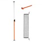 VEVOR Cargo Bar, Ratcheting Bars Cargo Ρυθμιζόμενες από 1016mm έως 1854mm, Steel Cargos Stabilizer βαρέως τύπου με δίχτυ αποθήκευσης & διαχωριστική ράβδο, τηλεσκοπικές ράβδοι κλειδώματος φορτίου για SUV, Sedan