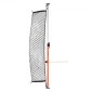 VEVOR Cargo Bar, Ratcheting Bars Cargo Ρυθμιζόμενες από 1016mm έως 1854mm, Steel Cargos Stabilizer βαρέως τύπου με δίχτυ αποθήκευσης & διαχωριστική ράβδο, τηλεσκοπικές ράβδοι κλειδώματος φορτίου για SUV, Sedan