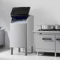 VEVOR Commercial Ice Maker Storage Doll, 136 KG Capacity Ice-Kan, Inox Steel Commercial Ice Storage Bill με Ρυθμιζόμενα Αντιολισθητικά Λαστιχένια Πόδια, Κατάλληλος για Εστιατόρια ξενοδοχεία και καταστήματα ποτών