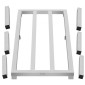 Σχάρα αλουμινίου VEVOR Dunnage, 60" x 20" Εμπορική σχάρα φαγητού, 12" εκτός δαπέδου, 1800 lbs Χωρητικότητα ράφι αποθήκευσης αλουμινίου ολοσυγκόλλησης, για αποθήκευση σε εστιατόρια, κουζίνες, γκαράζ και οχήματα