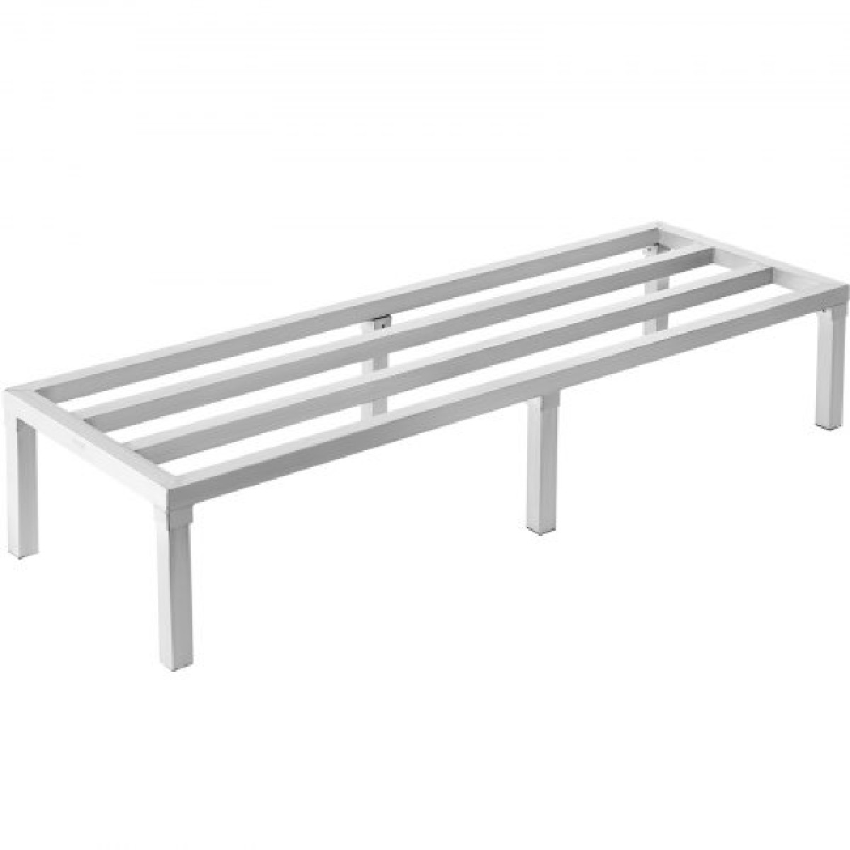 Σχάρα αλουμινίου VEVOR Dunnage, 60" x 20" Εμπορική σχάρα φαγητού, 12" εκτός δαπέδου, 1800 lbs Χωρητικότητα ράφι αποθήκευσης αλουμινίου ολοσυγκόλλησης, για αποθήκευση σε εστιατόρια, κουζίνες, γκαράζ και οχήματα