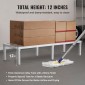 Σχάρα αλουμινίου VEVOR Dunnage, 60" x 20" Εμπορική σχάρα φαγητού, 12" εκτός δαπέδου, 1800 lbs Χωρητικότητα ράφι αποθήκευσης αλουμινίου ολοσυγκόλλησης, για αποθήκευση σε εστιατόρια, κουζίνες, γκαράζ και οχήματα