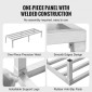 Σχάρα αλουμινίου VEVOR Dunnage, 60" x 20" Εμπορική σχάρα φαγητού, 12" εκτός δαπέδου, 1800 lbs Χωρητικότητα ράφι αποθήκευσης αλουμινίου ολοσυγκόλλησης, για αποθήκευση σε εστιατόρια, κουζίνες, γκαράζ και οχήματα