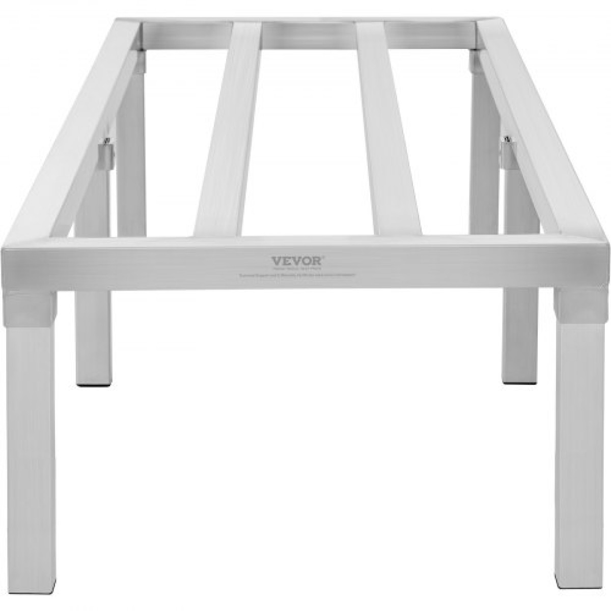 Σχάρα αλουμινίου VEVOR Dunnage, 60" x 20" Εμπορική σχάρα φαγητού, 12" εκτός δαπέδου, 1800 lbs Χωρητικότητα ράφι αποθήκευσης αλουμινίου ολοσυγκόλλησης, για αποθήκευση σε εστιατόρια, κουζίνες, γκαράζ και οχήματα