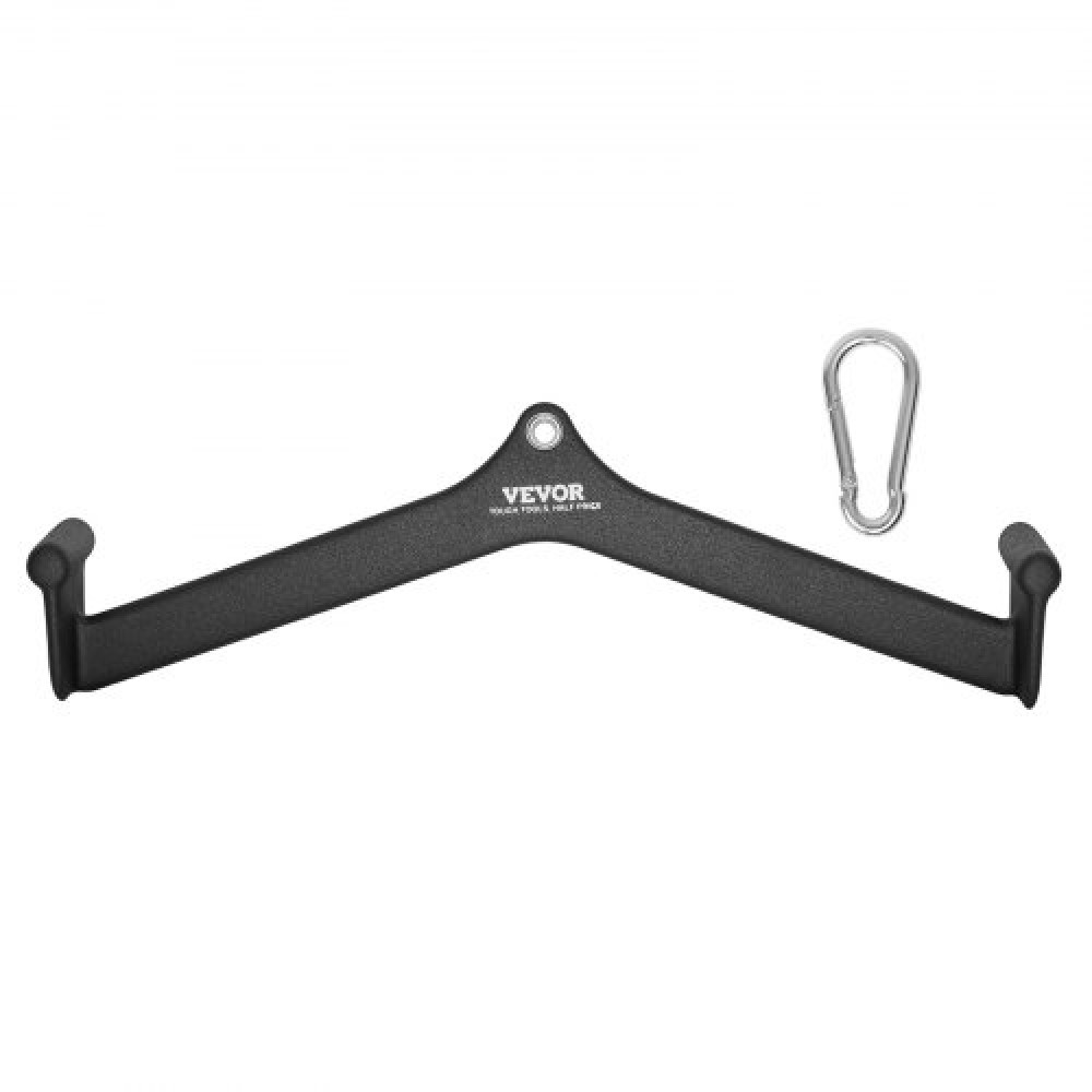 Εξάρτημα VEVOR LAT Pulldown Attachment, Εξάρτημα V-bar Κωπηλατικής μηχανής καλωδίου, Pulldown Bar Tricep, Προπόνηση δύναμης πλάτης Λαβή με λαστιχένια επένδυση, Bicep Curl Tricep Lat Pulldown Bar για γυμναστική στο σπίτι