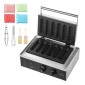VEVOR Commercial Waffle Stick Maker, 6PCS 1500W Machine Waffle Baker, Αντικολλητικό από ανοξείδωτο ατσάλι Corn Hot Dog Waffle Iron με έλεγχο θερμοκρασίας και χρόνου, λαβή, για οικογένεια σνακ μπαρ αρτοποιίας εστιατορίου