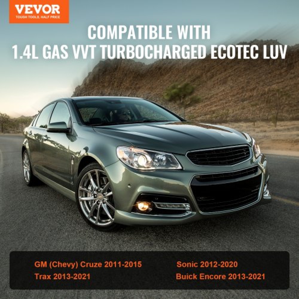VEVOR Complete Turbo Turbo Charger Chevy Chevrolet Cruze 2011-2015 with Gasket Kit, Sonic 2012-2020 & Trax 2013-2021 & Buick Encore 2013-2021 Turbo Charger Compatible 1.4L Replace# 535
