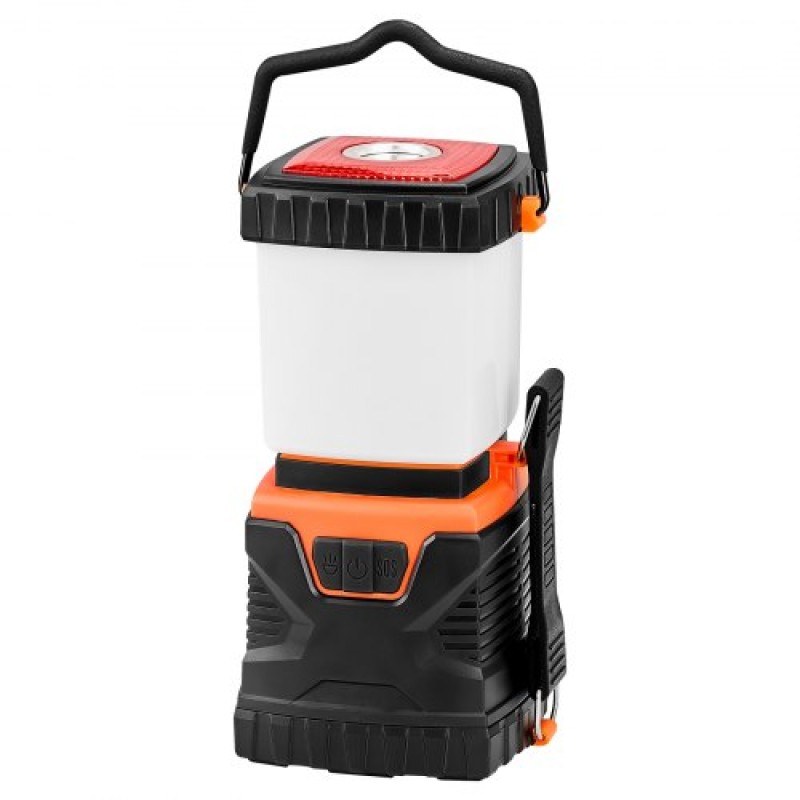 Φανάρι κάμπινγκ VEVOR LED, All-in-one, 1000LM, Φωτισμός 360°, 4 λειτουργίες φωτισμού, Φως με μπαταρία, Εξωτερικός ισχυρός φακός, Κατασκευασμένος για το τελευταίο φως, Ιδανικός για πεζοπορία Ψάρεμα Επισκευές διακοπών