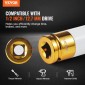 VEVOR Lug Nut Impact Socket Set, 1/2 inch Drive Metric 6-Point Deep Socket Set, 7 Total Lug Nut Sizes 17/19/21/22/23/24/27mm, CR-MO Steel Wheel Socket Socket with Storage Case, for Auto Repair