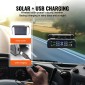 Σύστημα παρακολούθησης πίεσης ελαστικών VEVOR RV, TPMS τρέιλερ 7.3-87 PSI, Universal ασύρματο σύστημα συναγερμού αυτοκινήτου, αδιάβροχο σετ αισθητήρων TPMS με ηλιακή φόρτιση, 4 αισθητήρες, 5 λειτουργίες συναγερμού και οθόνη σε πραγματικό χρόνο