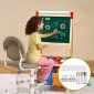 Σετ αξεσουάρ VEVOR Easel, 32 ΤΕΜ. Kid's Art Easel Painting Kit που περιλαμβάνει κιμωλίες, μαρκαδόρους στεγνώματος & ρολά χαρτιού, σετ προμηθειών για όρθιο καβαλέτο τέχνης, αξεσουάρ ζωγραφικής για νήπια αγόρια και κορίτσια