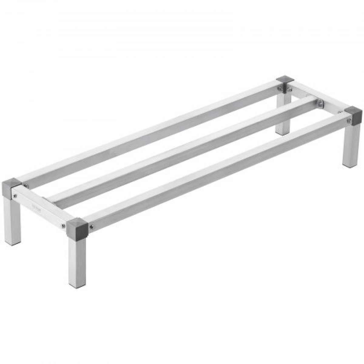 Σχάρα αλουμινίου VEVOR Dunnage, 48" x 14" Εμπορική σχάρα φαγητού, 8" εκτός δαπέδου, 1000 lbs Χωρητικότητα ράφι αποθήκευσης αλουμινίου με ολοσυγκόλληση, για αποθήκευση σε εστιατόρια, κουζίνες, γκαράζ και οχήματα