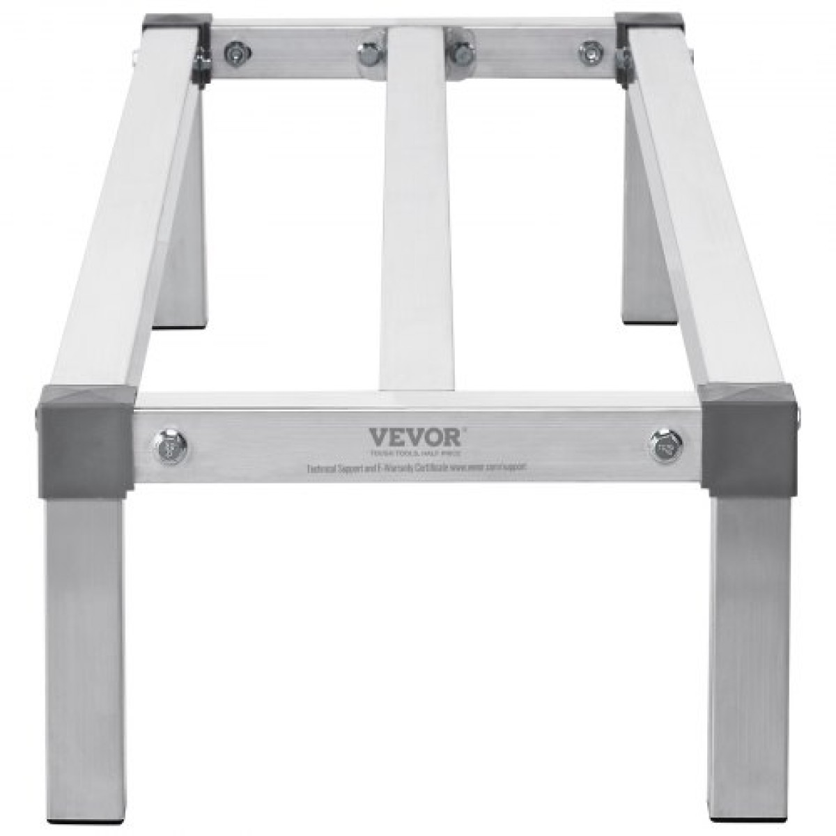 Σχάρα αλουμινίου VEVOR Dunnage, 48" x 14" Εμπορική σχάρα φαγητού, 8" εκτός δαπέδου, 1000 lbs Χωρητικότητα ράφι αποθήκευσης αλουμινίου με ολοσυγκόλληση, για αποθήκευση σε εστιατόρια, κουζίνες, γκαράζ και οχήματα