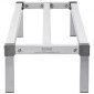 Σχάρα αλουμινίου VEVOR Dunnage, 48" x 14" Εμπορική σχάρα φαγητού, 8" εκτός δαπέδου, 1000 lbs Χωρητικότητα ράφι αποθήκευσης αλουμινίου με ολοσυγκόλληση, για αποθήκευση σε εστιατόρια, κουζίνες, γκαράζ και οχήματα