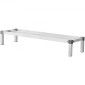 Σχάρα αλουμινίου VEVOR Dunnage, 48" x 14" Εμπορική σχάρα φαγητού, 8" εκτός δαπέδου, 1000 lbs Χωρητικότητα ράφι αποθήκευσης αλουμινίου με ολοσυγκόλληση, για αποθήκευση σε εστιατόρια, κουζίνες, γκαράζ και οχήματα