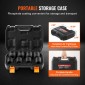 VEVOR Axle Nut Impact Socket Set, 3/4" Drive 6-Point 8-Piece Metric Spindle Socket Socket set, CR-MO Heat treated Large Socket Socket with Storage case, για αυτόματη επισκευή, αφαίρεση ή τοποθέτηση παξιμαδιών άξονα
