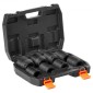 VEVOR Axle Nut Impact Socket Set, 3/4" Drive 6-Point 8-Piece Metric Spindle Socket Socket set, CR-MO Heat treated Large Socket Socket with Storage case, για αυτόματη επισκευή, αφαίρεση ή τοποθέτηση παξιμαδιών άξονα