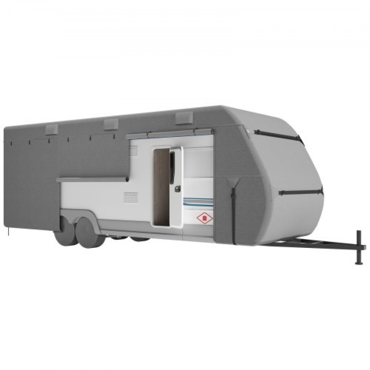 VEVOR Trailer Travel RV Cover 731,5-823 cm Κάλυμμα Camper Class A Non-woven Fabric