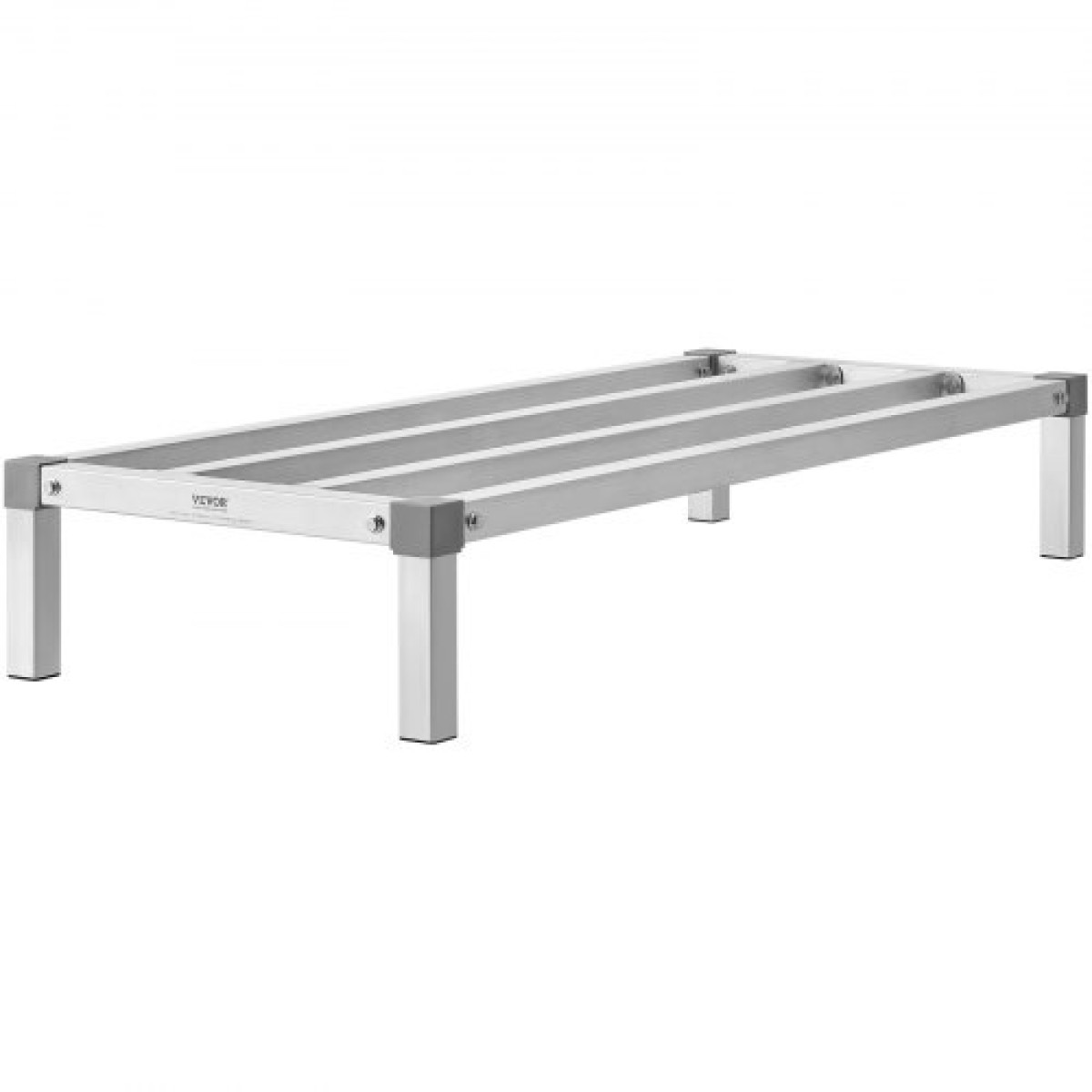 Σχάρα αλουμινίου VEVOR Dunnage, 48" x 20" Εμπορική σχάρα φαγητού, 8" εκτός δαπέδου, 1000 lbs Σχάρα αποθήκευσης αλουμινίου ολοσυγκολλημένης χωρητικότητας, για αποθήκευση σε εστιατόρια, κουζίνες, γκαράζ και οχήματα