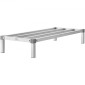 Σχάρα αλουμινίου VEVOR Dunnage, 48" x 20" Εμπορική σχάρα φαγητού, 8" εκτός δαπέδου, 1000 lbs Σχάρα αποθήκευσης αλουμινίου ολοσυγκολλημένης χωρητικότητας, για αποθήκευση σε εστιατόρια, κουζίνες, γκαράζ και οχήματα