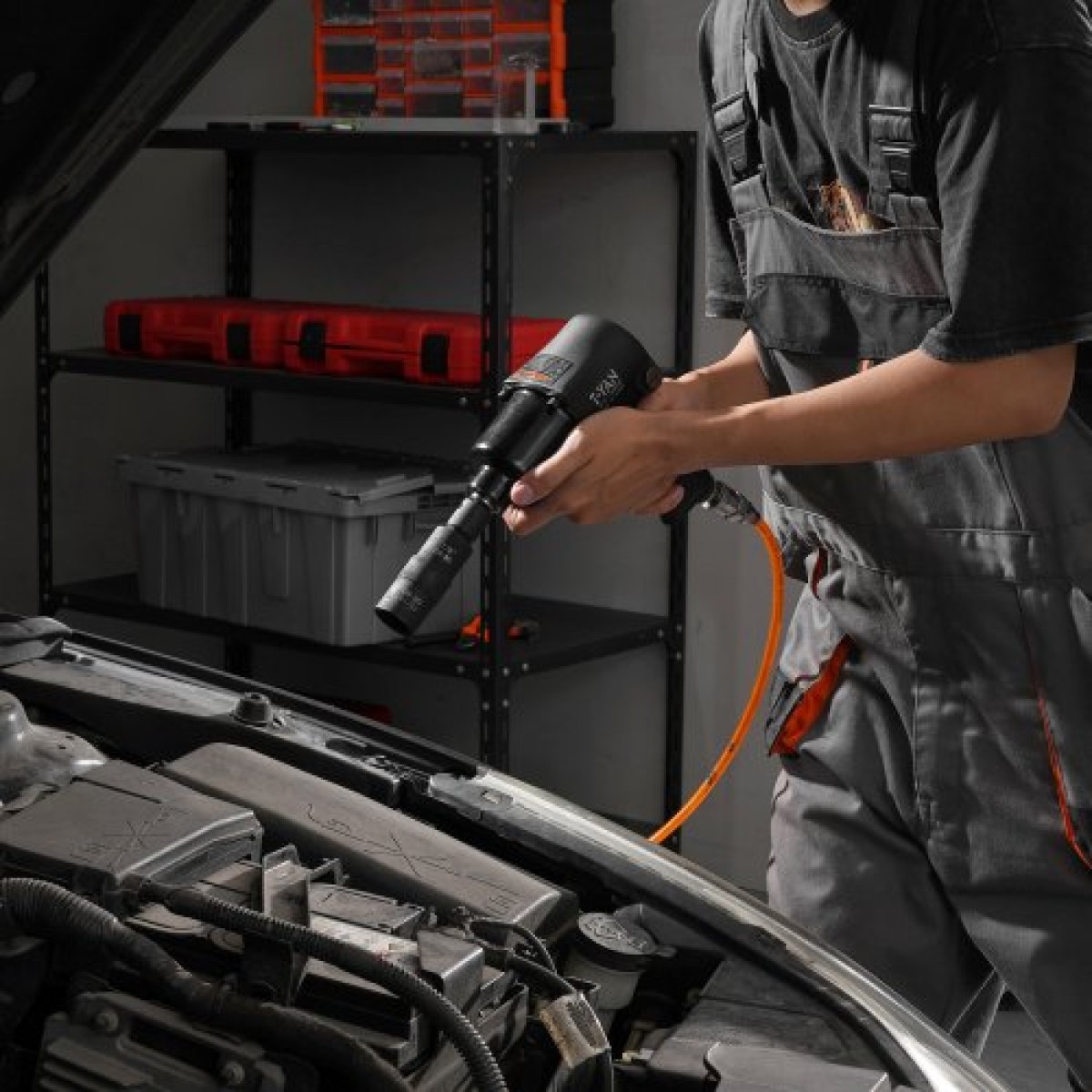 VEVOR Lug Nut Impact Socket Set, 1/2 inch Drive Metric και SAE 6-Point Flip Socket Socket, 4 Total Lug Nut Sizes, CR-MO Steel Socket Socket Set with Storage Case and Extension Bar, για Αυτόματη επισκευή