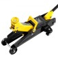 VEVOR Χαμηλού προφίλ γρύλου δαπέδου 2 τόνους (4400 λίβρες), σιδερένιο υδραυλικό γρύλο δαπέδου βαρέως τύπου, υδραυλικό γρύλο αυτοκινήτου, αντλία γρήγορης ανύψωσης μονού εμβόλου, εύρος ανύψωσης ύψους 4,9"-13,2" (κίτρινο)