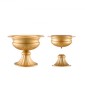 VEVOR 10PCS 16cm/6,3” Ψηλό Βάζο Γάμου με Λουλούδια, Μεταλλικό Κέντρο Γάμου, Χρυσή φλοράλ διάταξη Βάση προβολής για τραπέζια Δείπνο γάμου, Διακόσμηση γενεθλίων τελετής επετείου