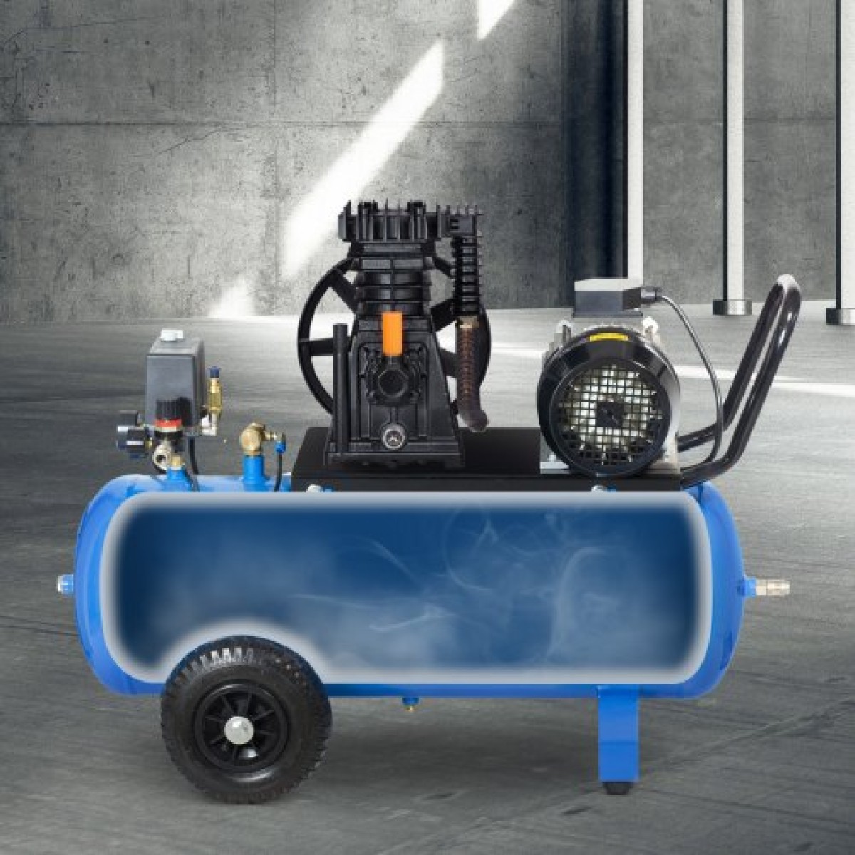 Κεφαλή αντλίας αεροσυμπιεστή VEVOR, 3HP 5.8CFM @ 90PSI, Κεφαλή εμβόλου αντλίας αέρα συμπιεστή με λιπαντικό διπλού κυλίνδρου, Αντικατάσταση αντλίας αεροσυμπιεστή αλουμινίου μονού σταδίου με μέγ.Πίεση 116 PSI