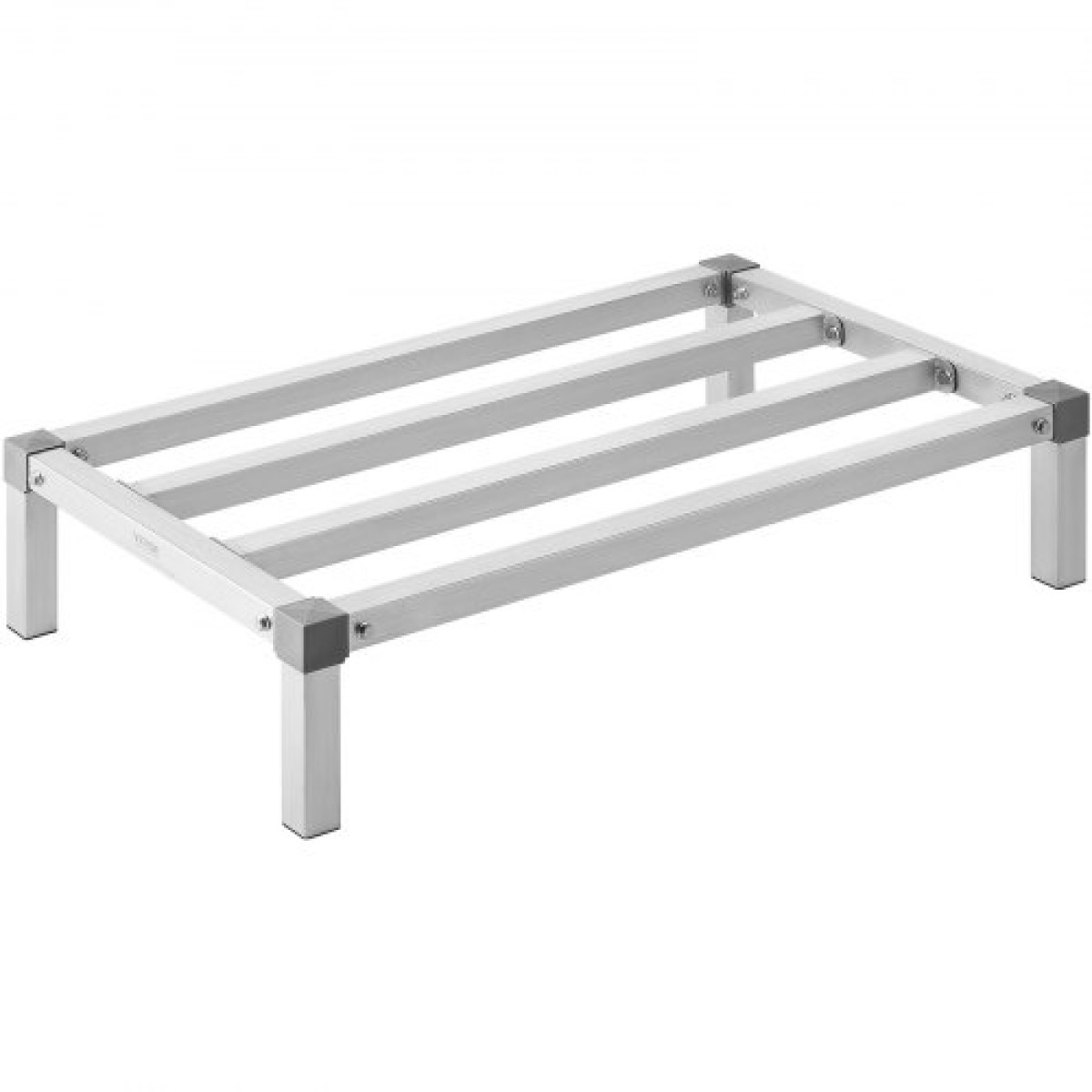 Σχάρα αλουμινίου VEVOR Dunnage, 36" x 20" Εμπορική σχάρα φαγητού, 8" εκτός δαπέδου, 1000 lbs Χωρητικότητα ράφι αποθήκευσης αλουμινίου με ολοσυγκόλληση, για αποθήκευση σε εστιατόρια, κουζίνες, γκαράζ και οχήματα