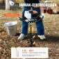 VEVOR Post Hole Digger Gas Powered, 52CC 1450W Γήινος τρυπάνι, τρυπάνι αερίου με τρυπάνι 6" & 10" Action Design Bits & 3 Extension Rods, Post Fence Hole Digger for Farmland Garden Plant, Orange+Black