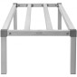 Σχάρα αλουμινίου VEVOR Dunnage, 60" x 20" Εμπορική σχάρα φαγητού, 12" εκτός δαπέδου, 1000 lbs Χωρητικότητα ράφι αποθήκευσης αλουμινίου με ολοσυγκόλληση, για αποθήκευση σε εστιατόρια, κουζίνες, γκαράζ και οχήματα