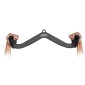 Εξάρτημα VEVOR LAT Pulldown Attachment, Εξάρτημα V-bar Κωπηλατικής μηχανής καλωδίου, Pulldown Bar Tricep, Προπόνηση δύναμης πλάτης Λαβή με λαστιχένια επένδυση, Bicep Curl Tricep Lat Pulldown Bar για γυμναστική στο σπίτι