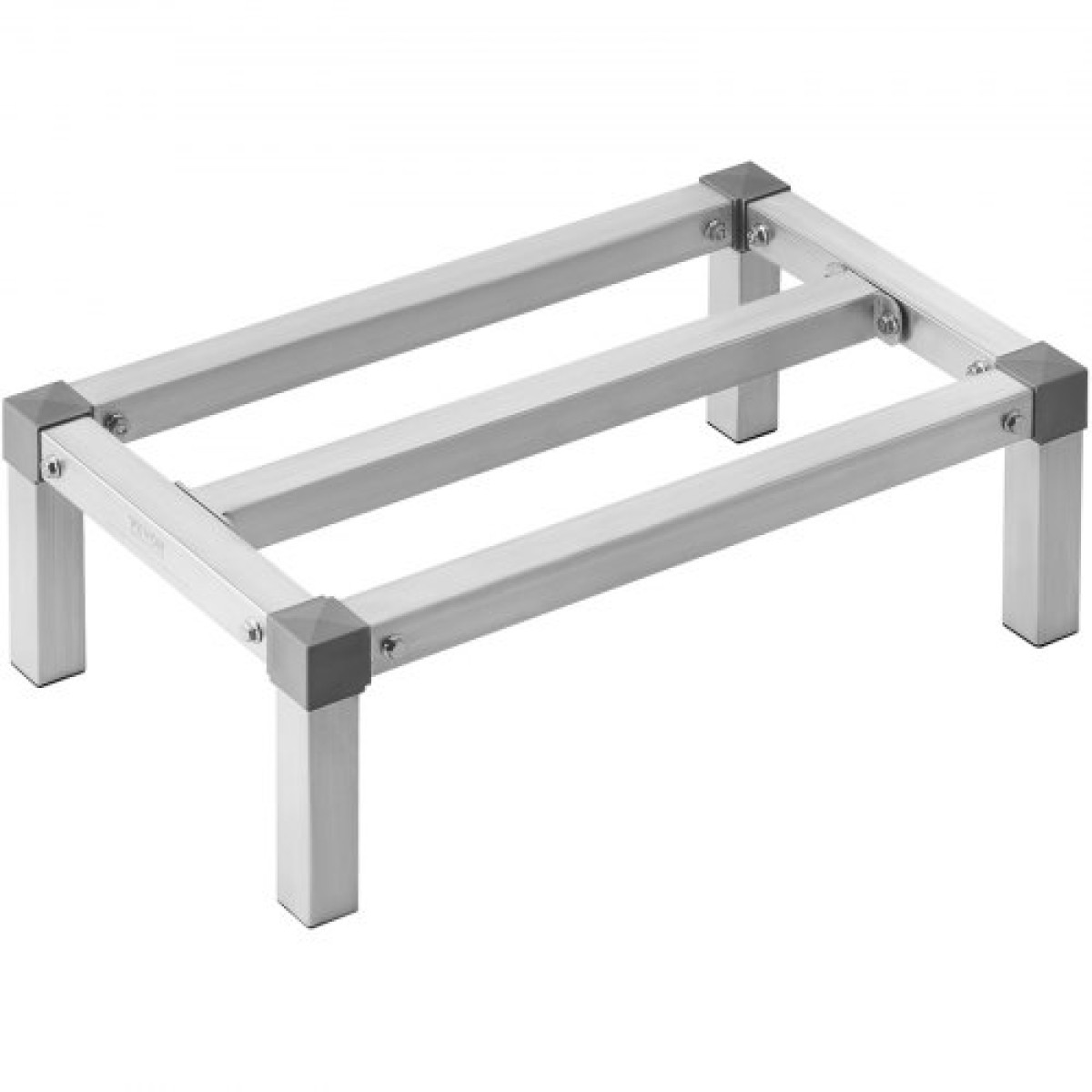 Βάση αλουμινίου VEVOR Dunnage, 24" x 14" Εμπορική σχάρα φαγητού, 8" εκτός δαπέδου, 1000 lbs Ρυθμιζόμενη σχάρα αποθήκευσης αλουμινίου χωρητικότητας, για αποθήκευση σε εστιατόρια, κουζίνες, γκαράζ και οχήματα