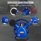 Κεφαλή αντλίας αεροσυμπιεστή VEVOR, 5,5HP 5,75CFM @ 90PSI, Κεφαλή εμβόλου αντλίας αέρα συμπιεστή με λιπαντικό διπλού κυλίνδρου, Αντικατάσταση αντλίας αεροσυμπιεστή από χυτοσίδηρο τύπου V διπλού σταδίου με Max.Πίεση 185 PSI
