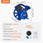 Κεφαλή αντλίας αεροσυμπιεστή VEVOR, 5,5HP 5,75CFM @ 90PSI, Κεφαλή εμβόλου αντλίας αέρα συμπιεστή με λιπαντικό διπλού κυλίνδρου, Αντικατάσταση αντλίας αεροσυμπιεστή από χυτοσίδηρο τύπου V διπλού σταδίου με Max.Πίεση 185 PSI