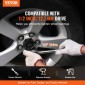 Σετ ρουλεμάν τροχού VEVOR Socket Socket, 1/2 ιντσών Drive 7 Piece SAE και Metric Socket 6 Point για οχήματα Ford, Dodge και Toyota, με θήκη αποθήκευσης, αφαιρέστε και τοποθετήστε τα παξιμάδια ασφάλισης ρουλεμάν τροχού