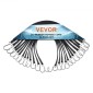 VEVOR Επίπεδο κορδόνι Bungee 50 τεμαχίων, Ιμάντες Bungee βαρέως τύπου 19,8 mm με ατσάλινα άγκιστρα S, ελαστικό σχοινί bungee 21" για φορτίο, μουσαμάδες, φορτηγά και σκηνή, μαύρο