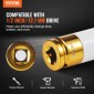 VEVOR Lug Nut Impact Socket Set, 1/2 inch Drive Metric και SAE 6-Point Deep Socket Set, 8 Total Lug Nut Sizes, CR-MO Steel Socket Socket Set with Storage Case and Extension Bar, για επισκευή αυτοκινήτων