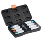VEVOR Lug Nut Impact Socket Set, 1/2 inch Drive Metric και SAE 6-Point Deep Socket Set, 8 Total Lug Nut Sizes, CR-MO Steel Socket Socket Set with Storage Case and Extension Bar, για επισκευή αυτοκινήτων