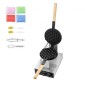 VEVOR Commercial Bubble Waffle Maker, Μηχάνημα αρτοποιίας για τηγανίτες αυγών 1400W, Αντικολλητικό ανοξείδωτο ατσάλι Egg Bubble Puff, Περιστρεφόμενο 180°, Έλεγχος θερμοκρασίας και χρόνου, Ξύλινη λαβή, για σνακ μπαρ αρτοποιίας εστιατορίου