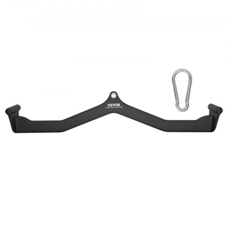 Εξάρτημα VEVOR LAT Pulldown Attachment, Εξάρτημα V-bar Κωπηλατικής μηχανής καλωδίου, Pulldown Bar Tricep, Προπόνηση δύναμης πλάτης Λαβή με λαστιχένια επένδυση, Bicep Curl Tricep Lat Pulldown Bar για γυμναστική στο σπίτι