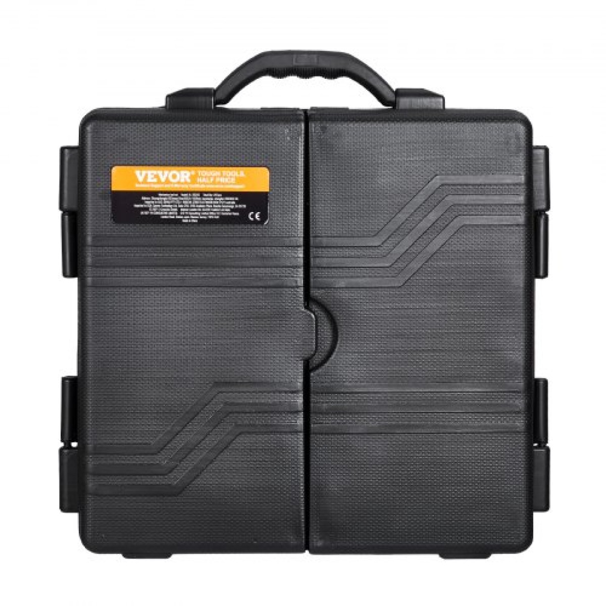 Σετ εργαλείων VEVOR 207-Piece Mechanics, Υποδοχές μετάδοσης κίνησης 1/4" 3/8" 1/2", SAE και Metric Mechanic Tool Kit με μύτες, κλειδιά, λαβή καστάνιας, αξεσουάρ και πλαστική θήκη αποθήκευσης, για επισκευή αυτοκινήτων
